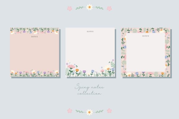Download Spring Cute Letters Memo Pad Notes - Cute Collection