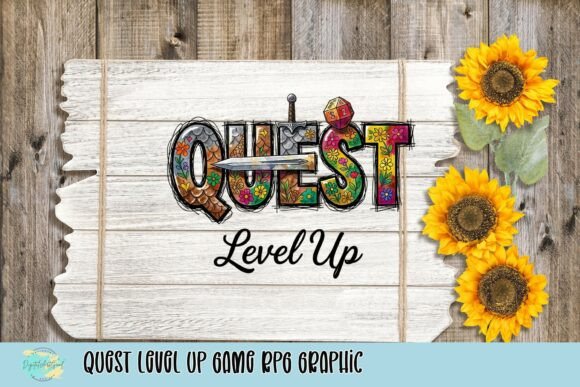 Download Quest Level Up Game RPG Graphic - Premium Resources