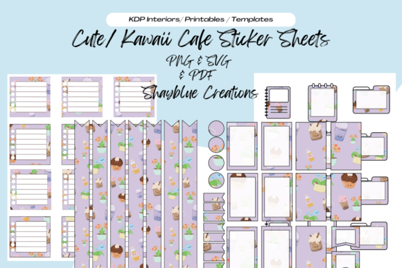 Download Cute/Kawaii Planner Sticker Sheets - Cute Collection