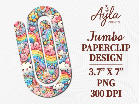 Download Cute Pastel Kawaii Jumbo Paperclip PNG - Cute Collection