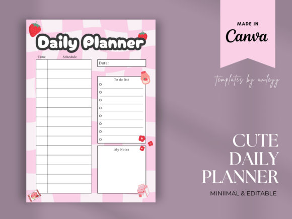 Download Cute Daily Planner Template - Cute Collection