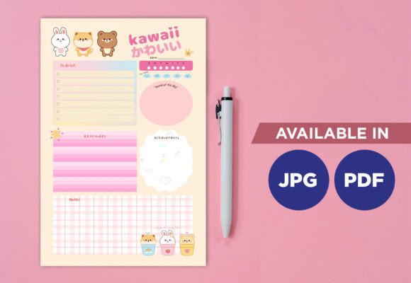 Download Cute Kawaii Planner - Cute Collection
