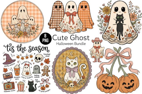Download Cute Ghost Halloween Bundle - Cute Collection