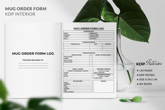 Download Mug Order Form Logbook - Mug order form Collection