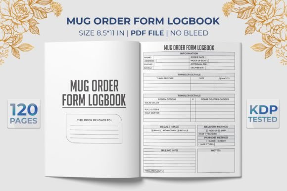 Download Mug Order Form Logbook - Mug order form Collection