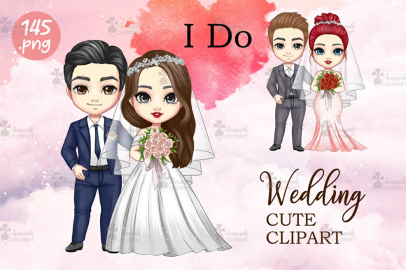 Download Wedding Cute Clipart, Couple Clipart - Cute Collection