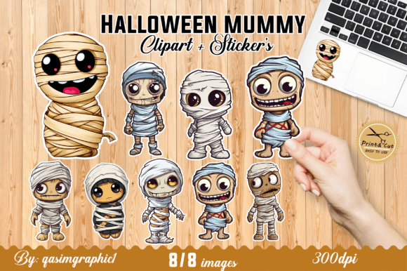 Download Cute Mummy Kawaii Printable Srickers - Cute Collection