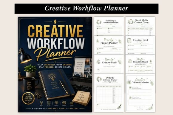 Download Creative Workflow Planner Kdp - Premium Bundle