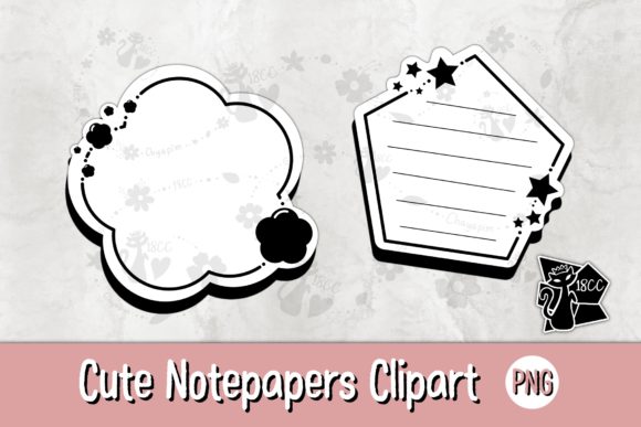 Download Cute Notepapers Clipart - Cute Collection