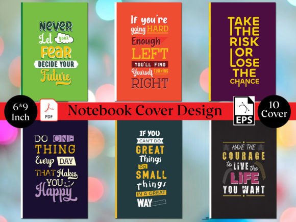 Download Cute Notebook Cover Design with Quote - Cute Collection
