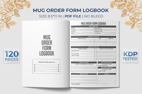 Download Mug Order Form Logbook - Mug order form Collection