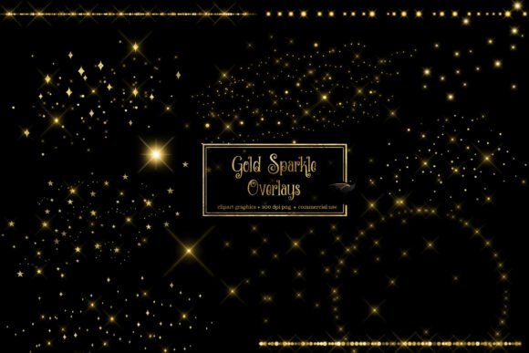 Download Gold Sparkle Overlays - Sparkle Collection