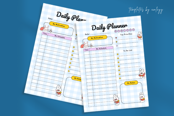 Download Cute Aesthetic Daily Planner Template - Cute Collection